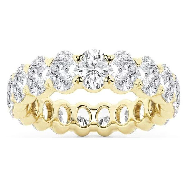 Oval Eternity Band · No. 136 in 14K yellow gold