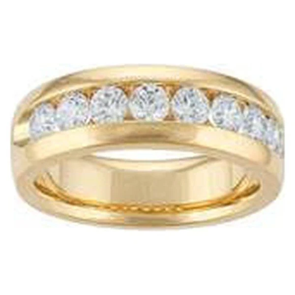 Men's Band in 10K yellow gold
