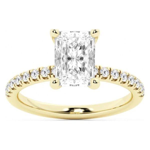 Radiant Engagement Ring · No. 1267 in yellow gold