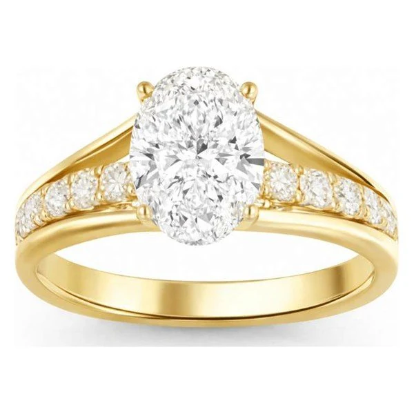 Round Engagement Ring · No. 1311 in yellow gold