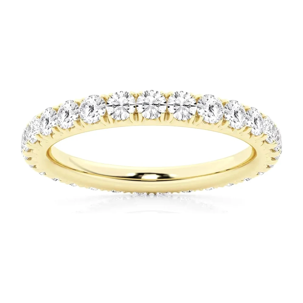 Eternity Band · 10K in 10K yellow gold