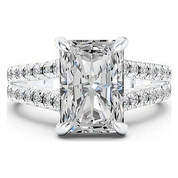 Split-Shank Pavé in white gold