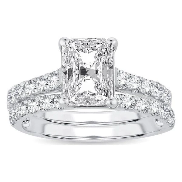 Radiant Engagement Ring · No. 1065 in white gold