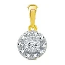 Pendant & Stud Earring Set · Gold Plated in sterling silver, yellow gold plated