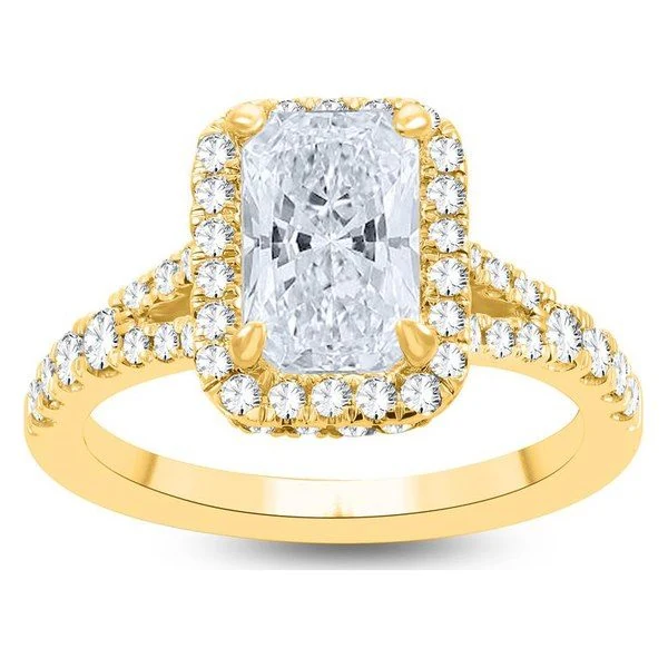 Radiant Engagement Ring · No. 1036 in yellow gold