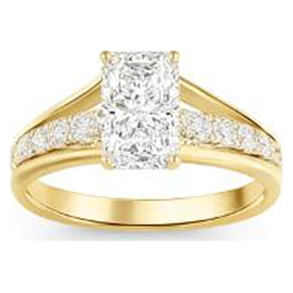 Radiant Engagement Ring · No. 1311 in yellow gold