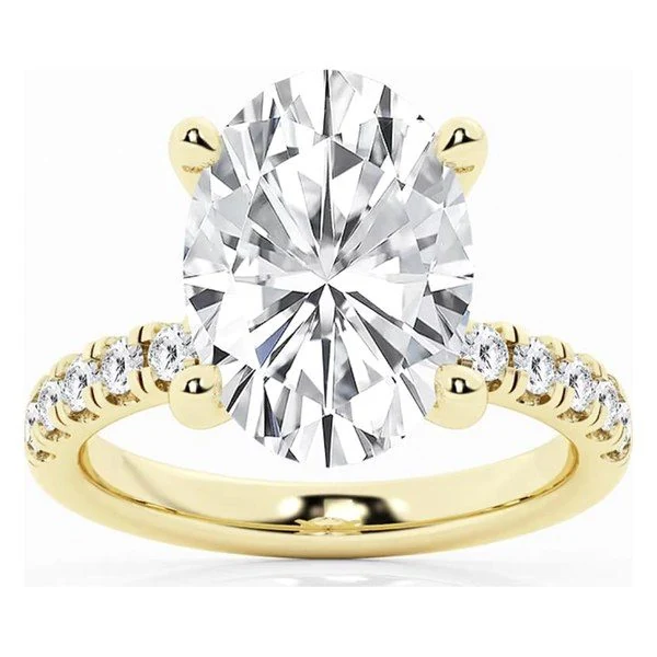 Oval Engagement Ring · No. 1271 in yellow gold