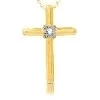 Cross Pendant · Gold Plated · No. 2017 in sterling silver, yellow gold plated