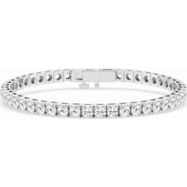 14K Tennis Bracelet in white gold