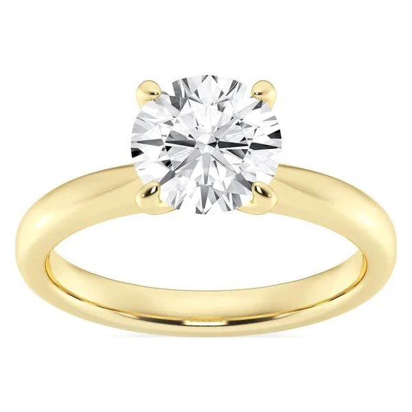 Classic Solitaire · Round in yellow gold