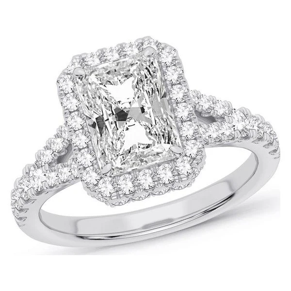 Radiant Engagement Ring · No. 1036 in white gold