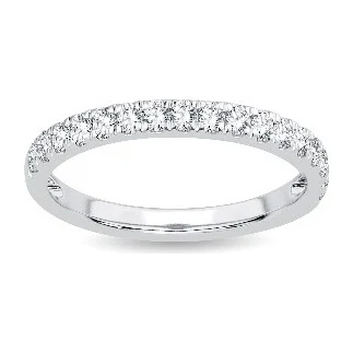 Pavé Wedding Band · 1025 in 14K white gold