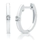 Huggie Hoop Earrings · No. 2012 in sterling silver