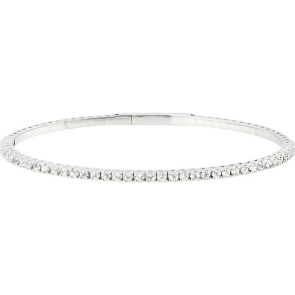 Flex Bangle in white gold