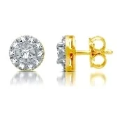 Stud Earrings · Gold Plated in sterling silver, yellow gold plated