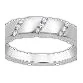 Men's Lab-Grown Diamond Band in sterling silver